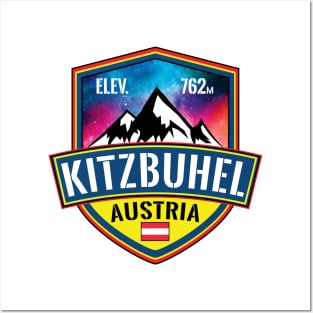 Skiing Kitzbuhel Austria Ski Posters and Art